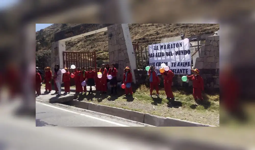 Arequipa: realizan maratón estudiantil más alta del mundo