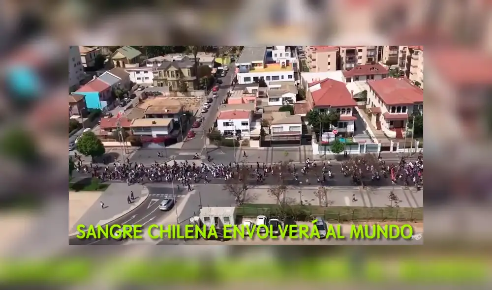 Así es la 'actualizada' letra de 'La voz de los 80's, que ya es todo un himno para los manifestantes. Foto: captura