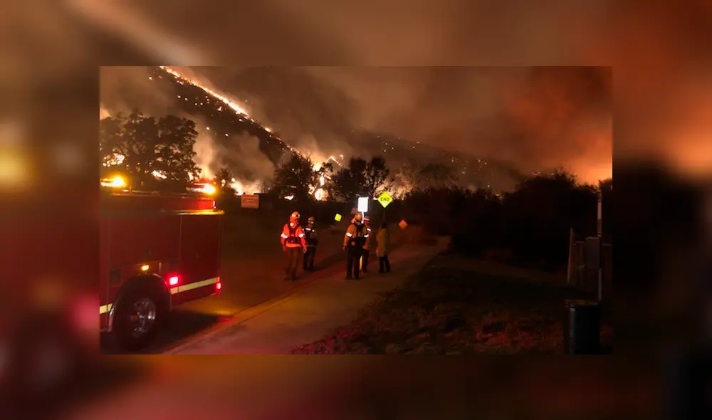 Kim y Khloé devastadas porque incendio destruyó la mansión de Caitlyn Jenner [VIDEOS y FOTOS]