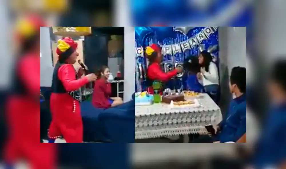 Facebook viral: Torpe payasito comete terrible 'blooper' y arruina fiesta infantil [VIDEO]