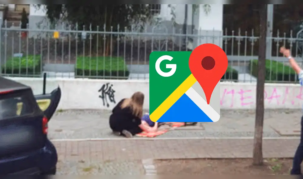 Google Maps capta a mujer dando a luz en plena calle [FOTO]