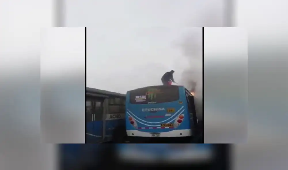 Villa el Salvador: Buses ‘El Chino’ son incendiados en terminal de la empresa [VIDEO] 