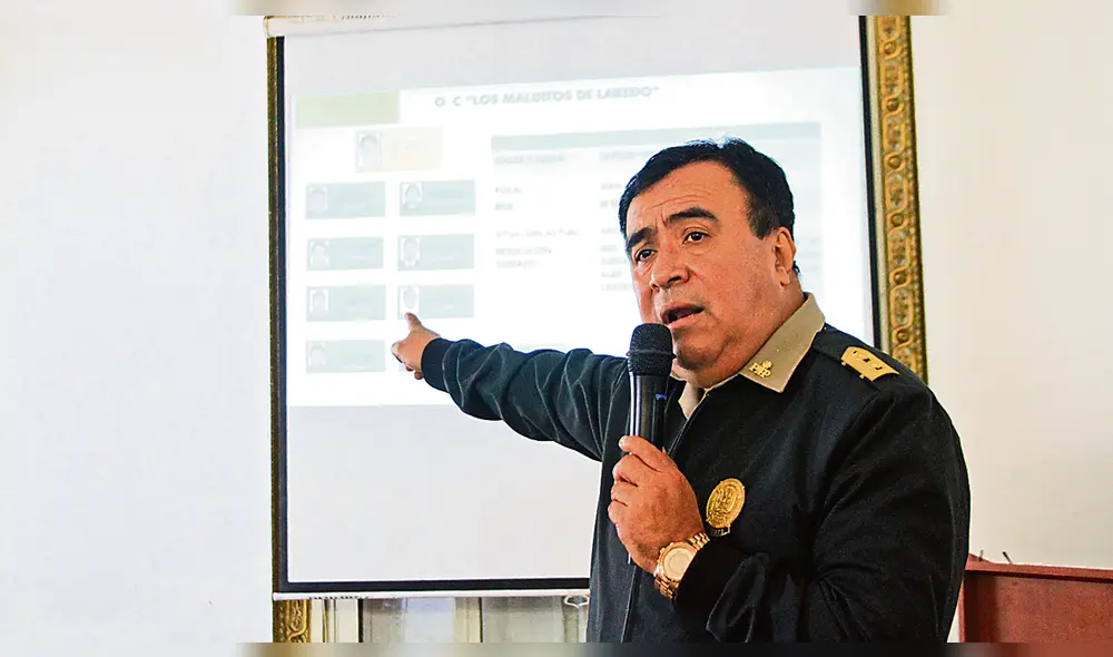 Lamentable. El general Gonzales afirmó que a la fecha en La Libertad se han producido 151 asesinatos.