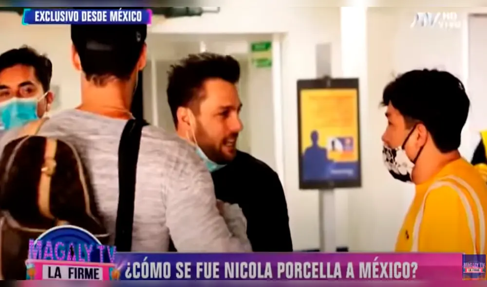 Nicola Porcella no puede explicar cómo viajó a México para Guerreros 2020 y se niega a responder a los periodistas