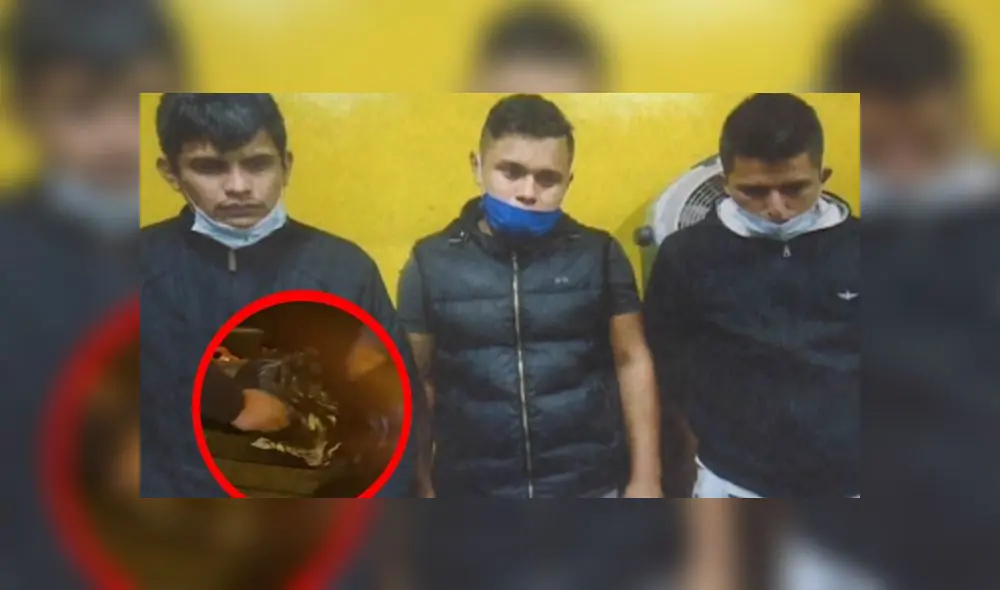 Detienen a tres sujetos en SMP. Créditos: Composición.