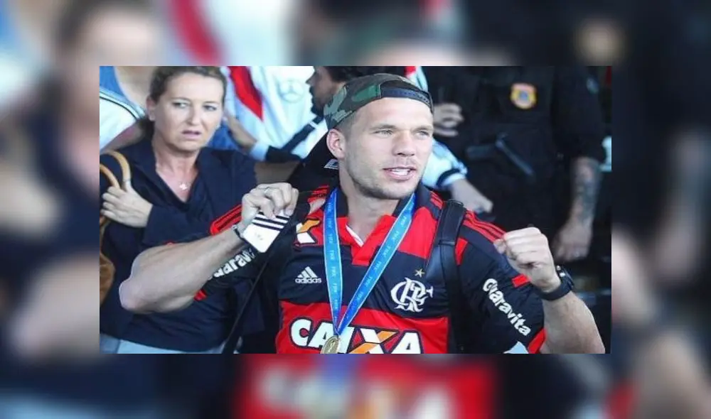Lukas Podolski se declara hincha de Flamengo y verá la final de la Copa Libertadores 2019 Lukas Podolski se declara hincha de Flamengo y verá la final de la Copa Libertadores 2019