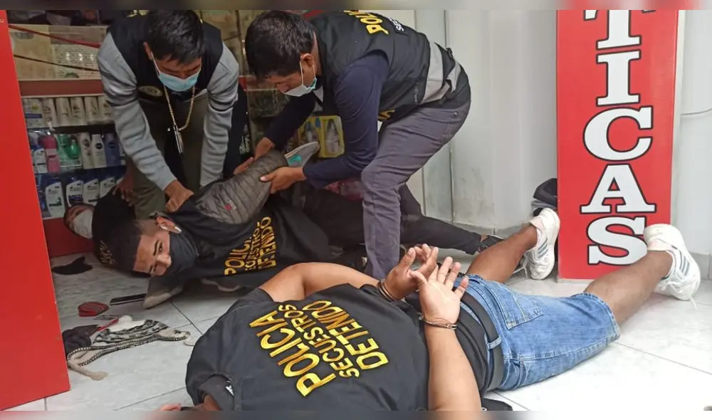 Seguimiento y captura de delincuentes estuvo a cargo de personal policial de la División de Secuestros. (Foto: Jéssica Merino / GLR - URPI)