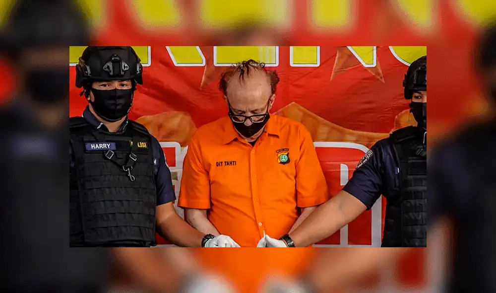 Francois Camille Abello, de 65 años. Fue capturado en un hotel el mes de junio. Foto: AFP.