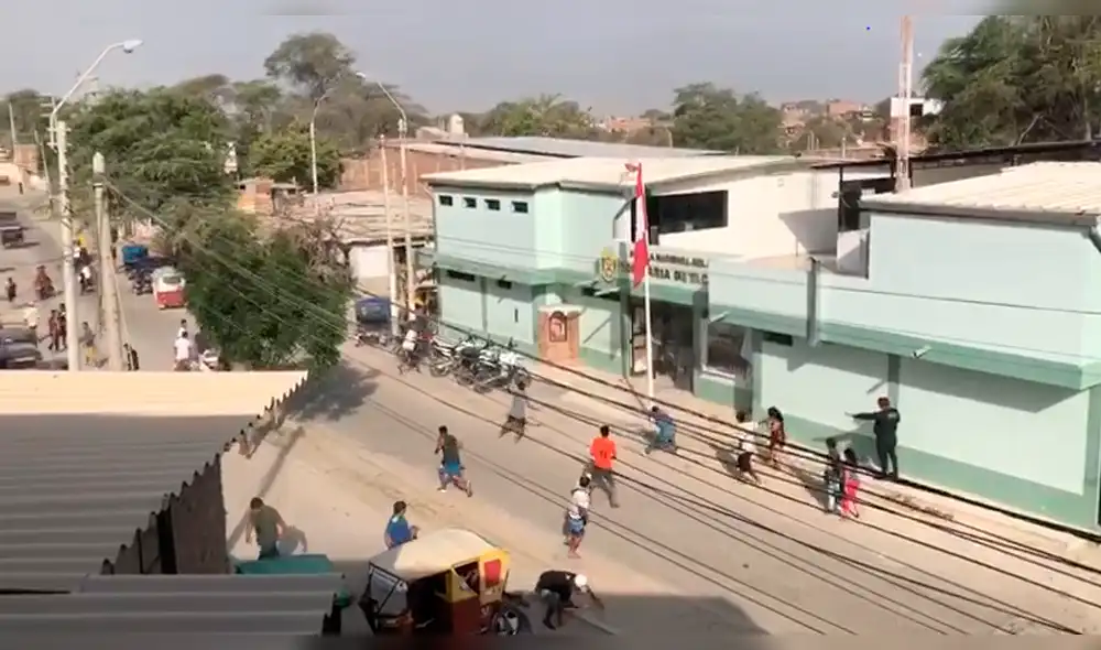 Piura: Difunden video del ataque a comisaría por conocidos de presunto delincuente [VIDEO]