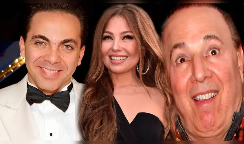 Thalía, Cristian Castro,Tommy Mottola