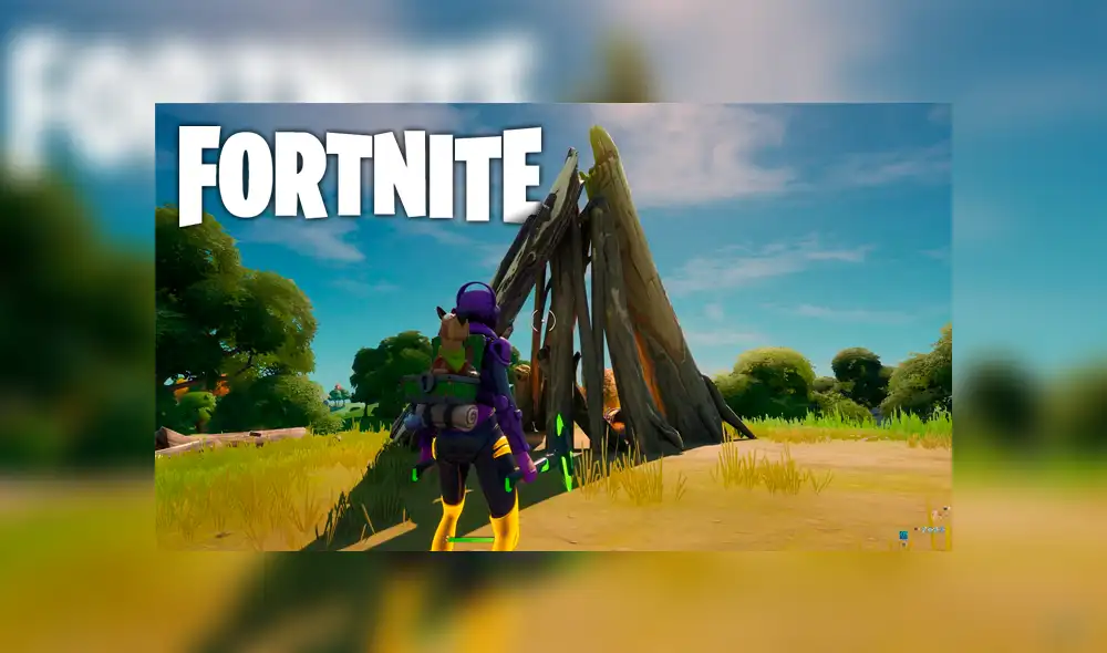 Descubre cómo completar el desafío de baila en Tuberío, el Hombre de Mimbre y la Tienda Tronco en una sola partida de Fortnite.