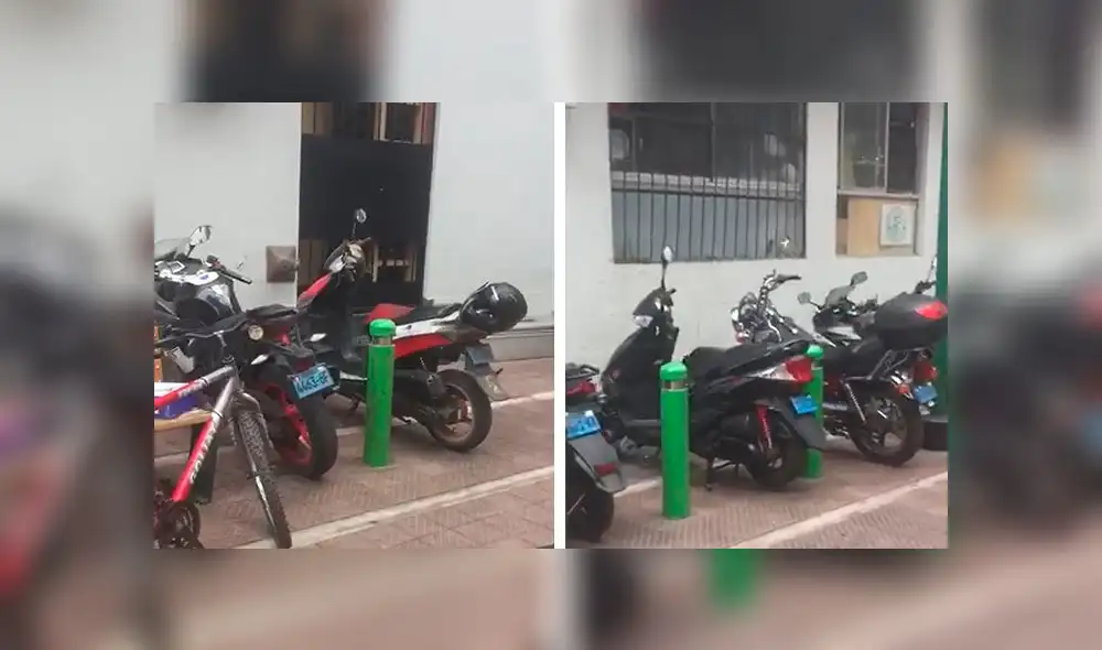  #YoDenuncio: estacionan motos en zonas prohibidas de Miraflores [VIDEO]
