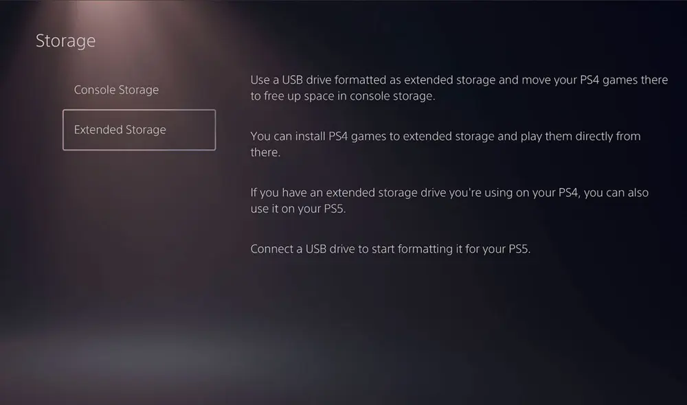 La consola exige que todos los juegos de PS5 se instalen en su unidad SSD interna. El almacenamiento externo solo funciona para juegos de PS4. Foto: Press-Start Australia