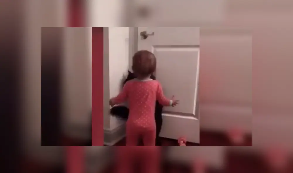 En YouTube, una mujer colocó un aparato de seguridad para vigilar a su pequeña y se llevó tremenda sorpresa.