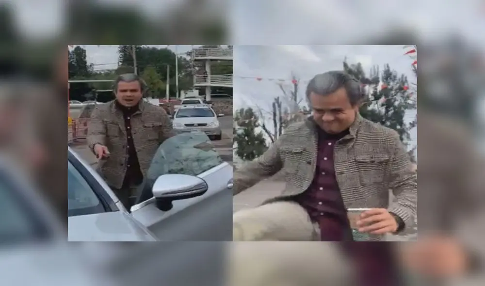 Luego de la agresión del sujeto, usuarios de redes sociales lo llamaron ""#LordCafé". Foto: captura Luego de la agresión del sujeto, usuarios de redes sociales lo llamaron ""#LordCafé". Foto: captura