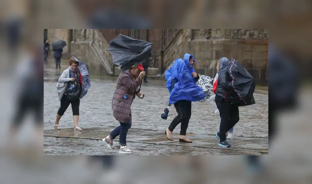 La borrasca Jorge se sentirá durante el fin de semana, hasta el lunes. (Foto: La Voz de Galicia)