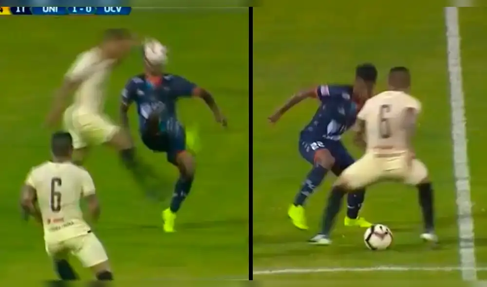 La ‘huacha’ y ‘sombrero’ de Erinson Ramírez a jugadores de Universitario [VIDEO]