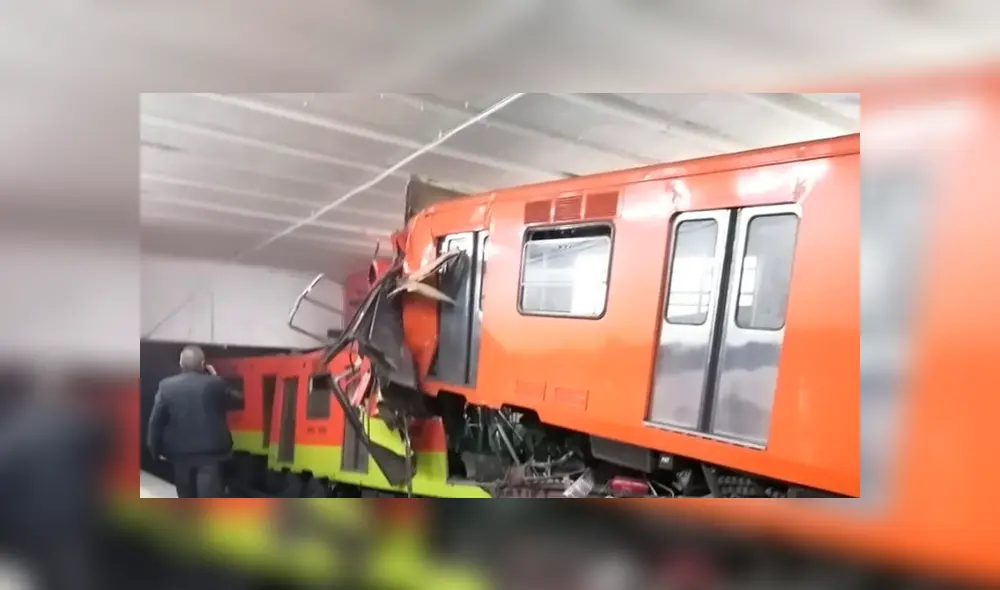 Choque de trenes en Tucubaya, Ciudad de México