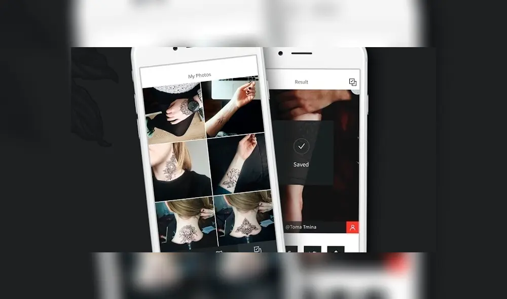 Con Inkhunter podrás ver cómo se verá un tatuaje en cualquier parte de tu cuerpo. Foto: Inkhunter.