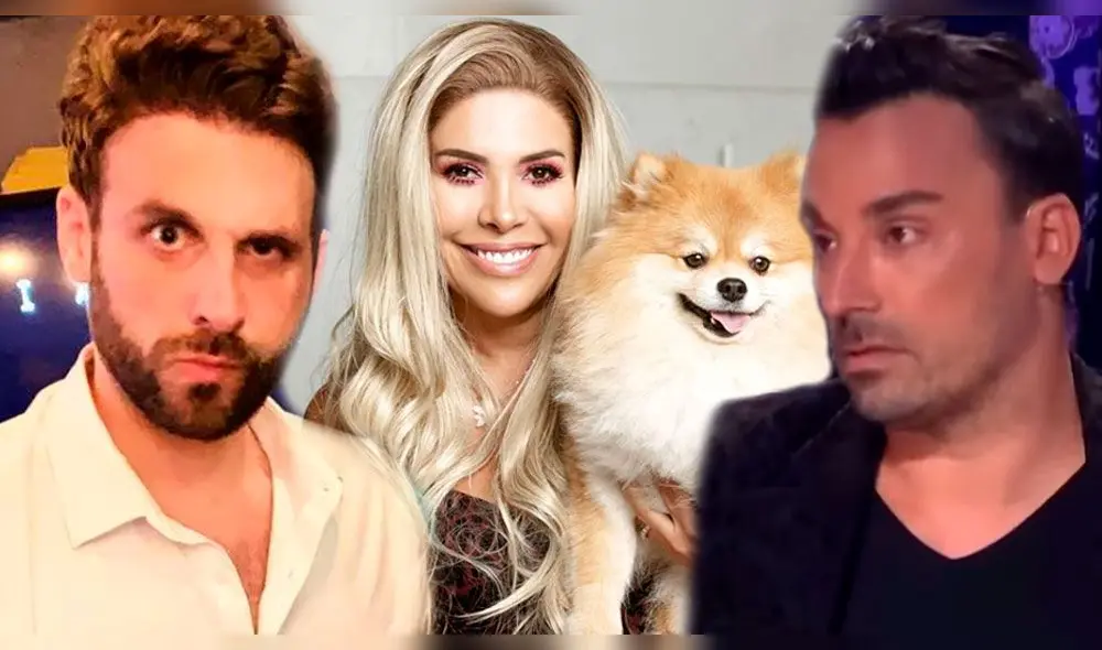 Rodrigo González, Magaly Medina y Santi Lesmes