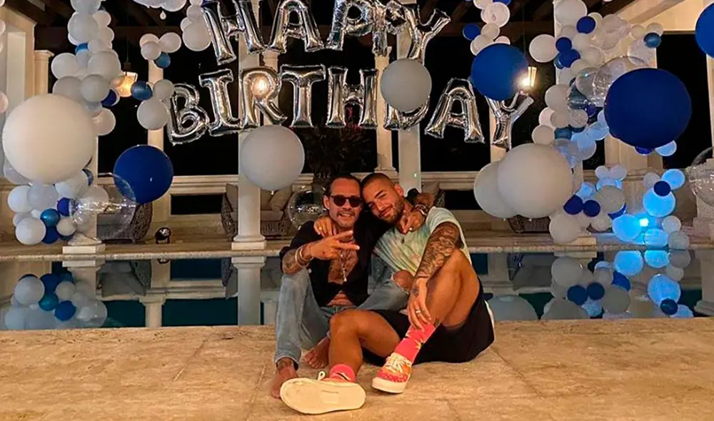 Los cantantes disfrutaron un grato momento en el día especial del salsero. Foto: Instagram.