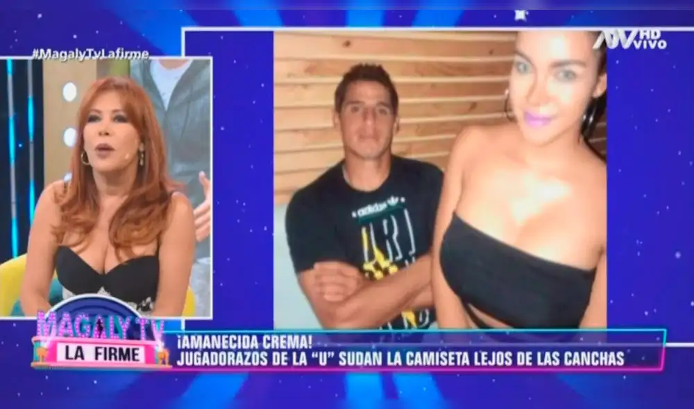 Magaly Medina ‘ampaya’ a jugadores de la ‘U’ antes de la Liga 1 [VIDEO]
