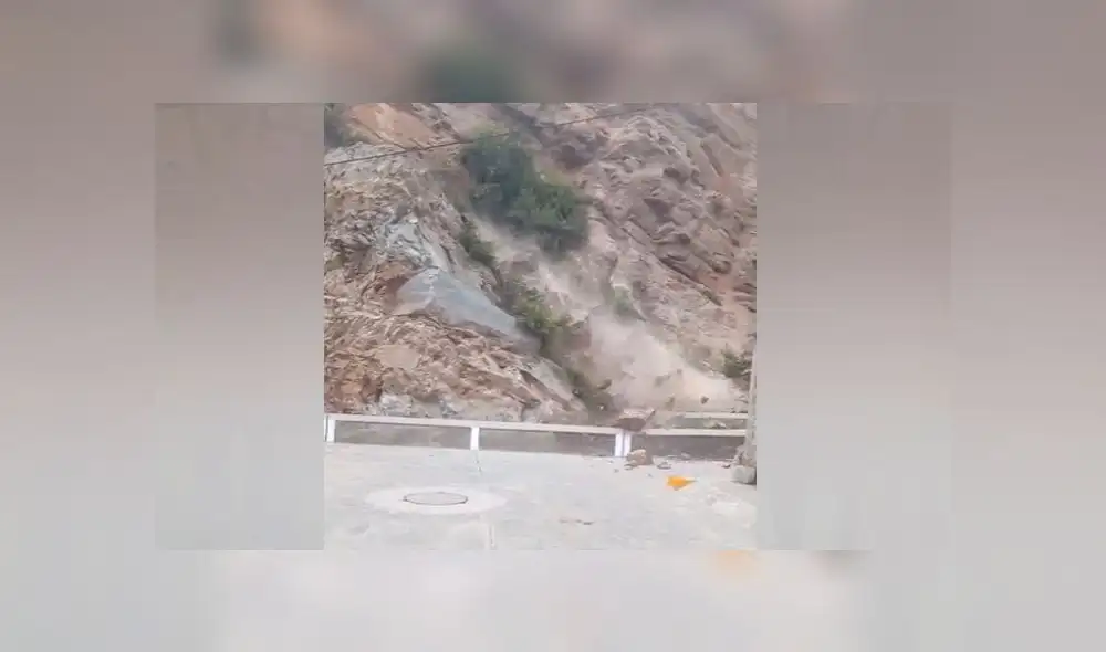 Arequipa: derrumbe causa preocupación en vecinos [VIDEO]