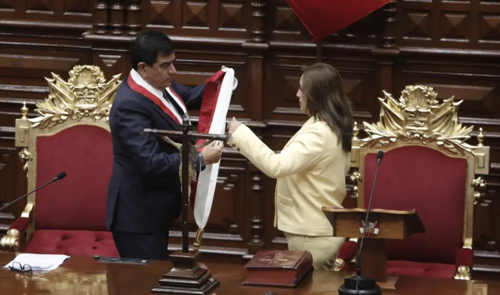 José Williams Dina Boluarte Foto: La República José Williams Dina Boluarte Foto: La República