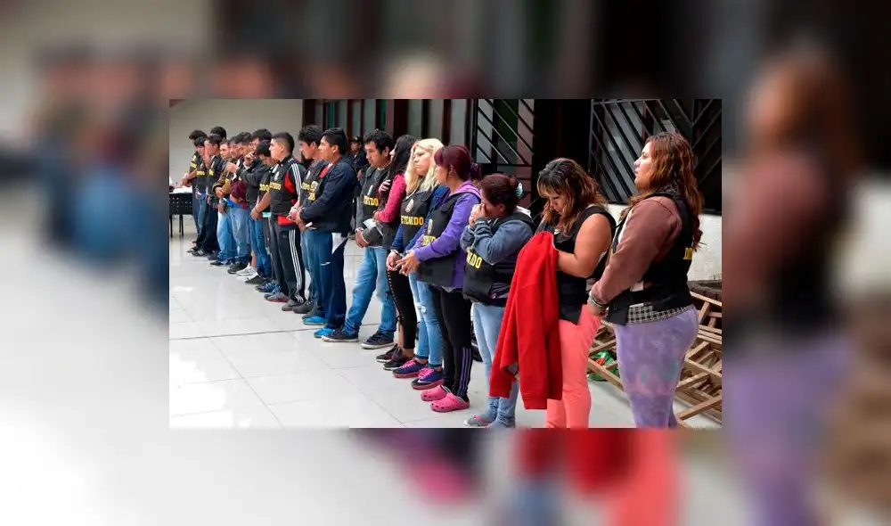 Policía capturó a “Los Secos de Chimbote” en megaoperativo Policía capturó a “Los Secos de Chimbote” en megaoperativo