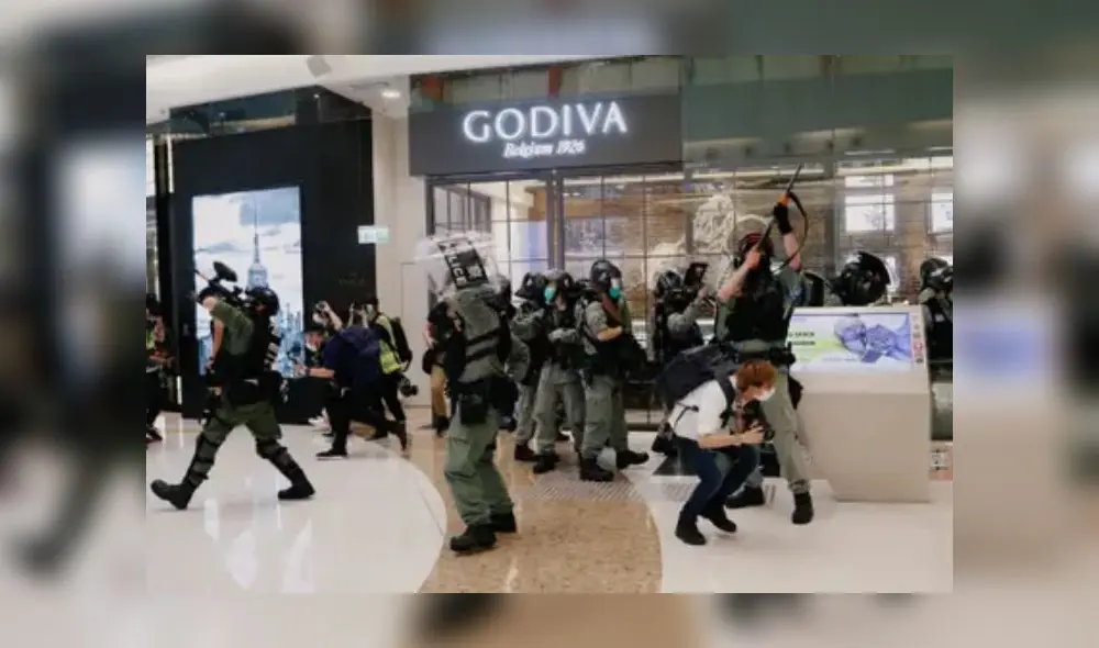 Protestas en Hong Kong. Foto: Reuters Protestas en Hong Kong. Foto: Reuters