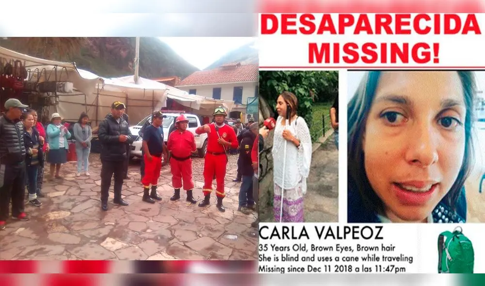 Cusco: Todo Pisac une fuerzas para buscar a turista Carla Valpeoz [VIDEO]