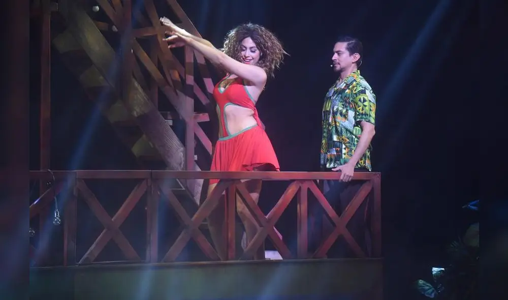 Milett Figueroa y Emanuel Soriano, en escena