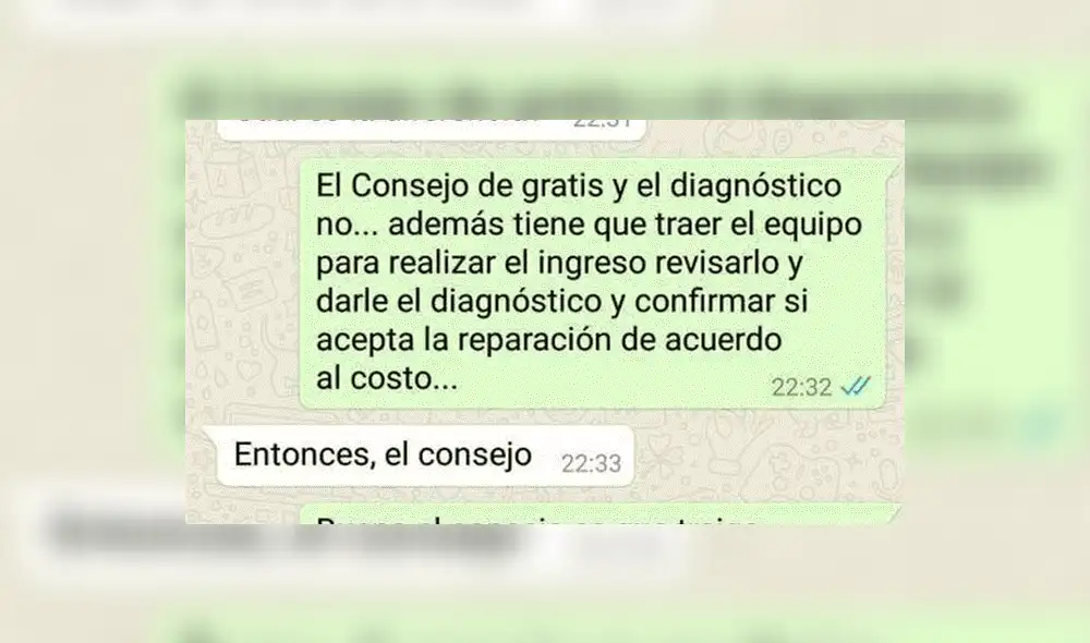 WhatsApp: pide ayuda a técnico para que arregle gratis su laptop, pero fue 'troleado' [FOTOS]