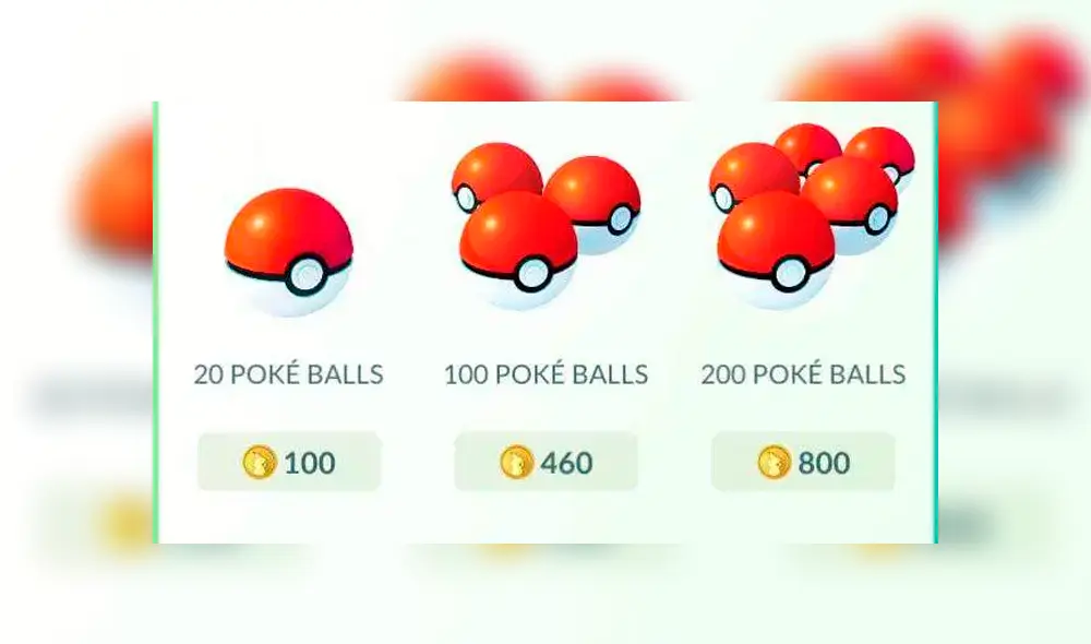 En Pokémon GO se pueden comprar de 20 a 200 pokéballs con pokémonedas. En Pokémon GO se pueden comprar de 20 a 200 pokéballs con pokémonedas.