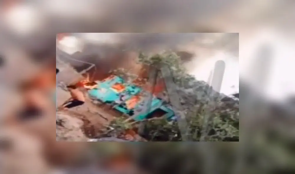 SJM: Incendió acabó con seis viviendas en Pamplona Alta | VIDEO