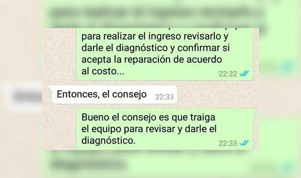 WhatsApp: pide ayuda a técnico para que arregle gratis su laptop, pero fue 'troleado' [FOTOS]