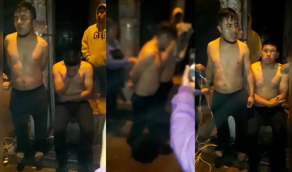 Los dos sujetos reconocieron el delito. Los dos sujetos reconocieron el delito.