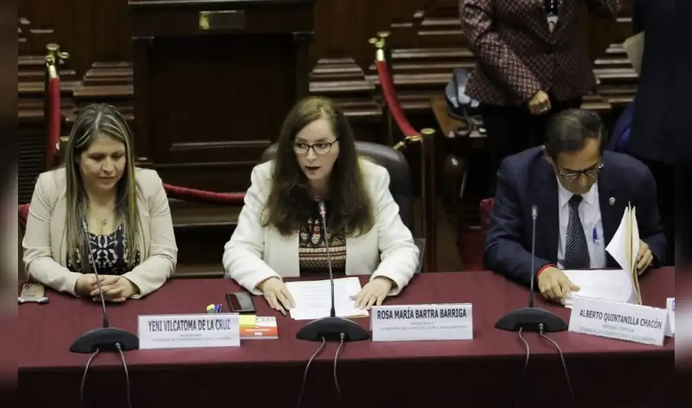 La Comisión de Constitución se instaló este martes bajo la presidencia de Rosa Bartra. Foto: John Reyes. La Comisión de Constitución se instaló este martes bajo la presidencia de Rosa Bartra. Foto: John Reyes.