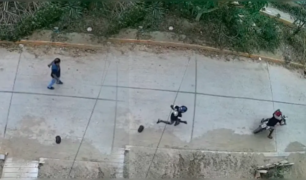 El hecho se registró en el barrio El Milagro. Foto: captura/difusión