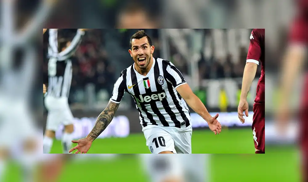 Con la Juventus, Tévez jugó 96 partidos y anotó 50 goles. Crédito: Minuto Uno