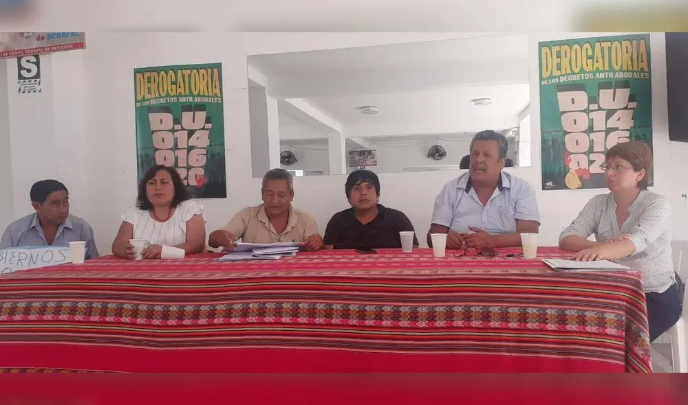 Sindicatos estatales rechazan las medidas laborales propuestas por el MTPE ante el coronavirus Sindicatos estatales rechazan las medidas laborales propuestas por el MTPE ante el coronavirus