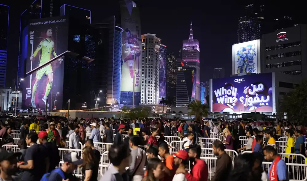 Doha durante Qatar 2022. Foto y video: AP Photo/EFE Doha durante Qatar 2022. Foto y video: AP Photo/EFE