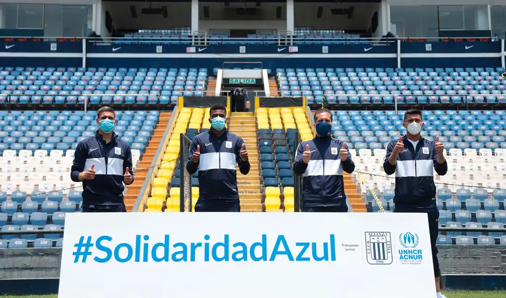 A través de esta unión, Alianza Lima buscará apoyar a los refugiados. Foto: Prensa Alianza Lima A través de esta unión, Alianza Lima buscará apoyar a los refugiados. Foto: Prensa Alianza Lima