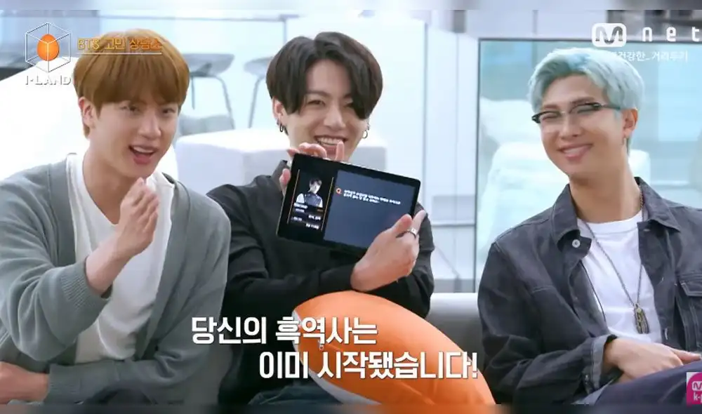 BTS en I-LAND. Foto: captura