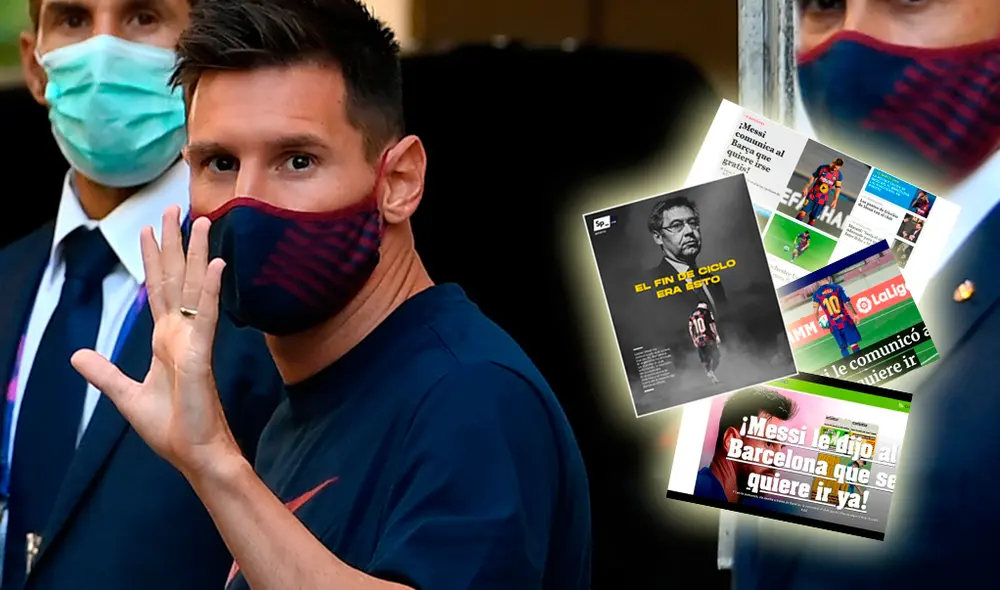 La noticia de Lionel Messi y su deseo de no seguir en Barcelona remeció el mundo. (FOTO: ).