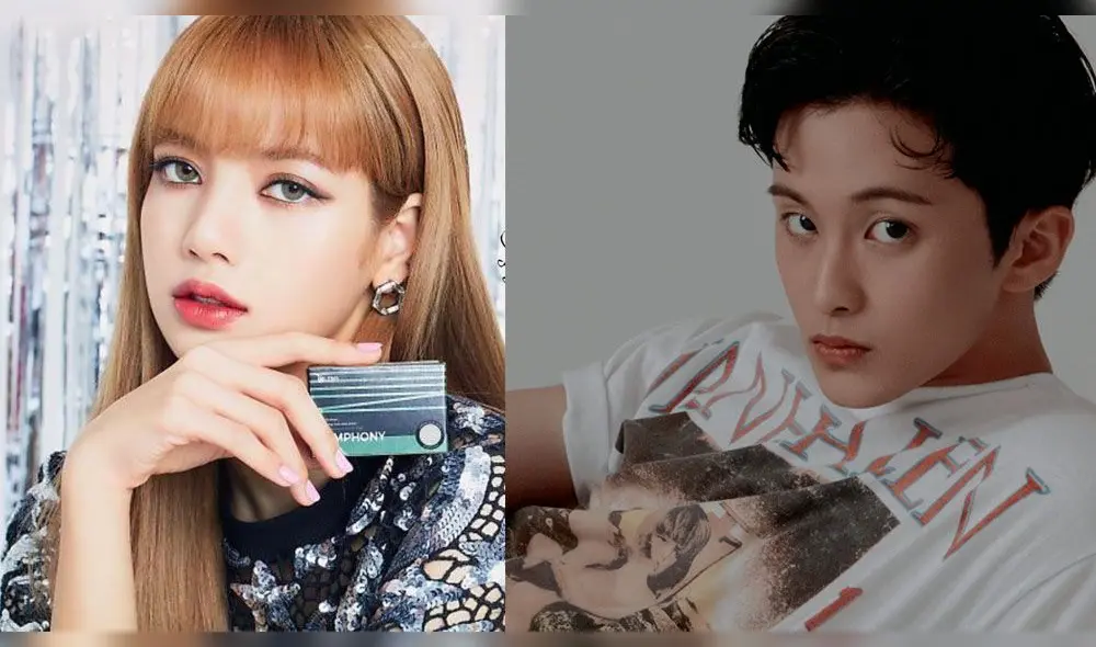 Lisa de BLACKPINK y Mark de NCT. Lisa de BLACKPINK y Mark de NCT.