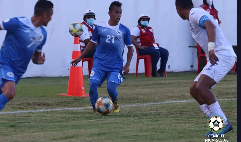 Honduras recibe a Nicaragua en Comayagua por amistoso internacional. Foto: Twitter FENIFUT