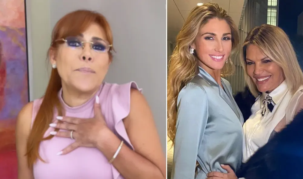 Magaly Medina resaltó a Janick Maceta en el Miss Universo. Foto: Composición LR / Instagram