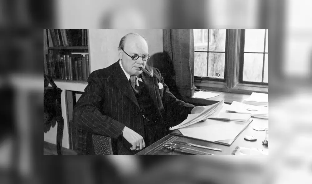 Winston Churchill en su casa de Chartwell en 1939. Foto: CORDONPRESS Winston Churchill en su casa de Chartwell en 1939. Foto: CORDONPRESS