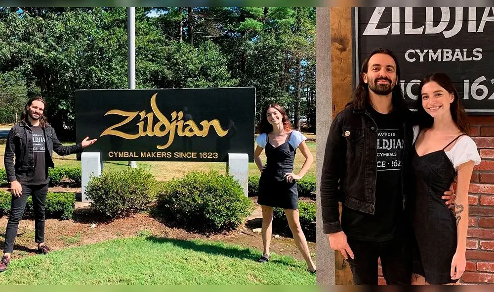 Jay Weinberg y Chloe Howcroft